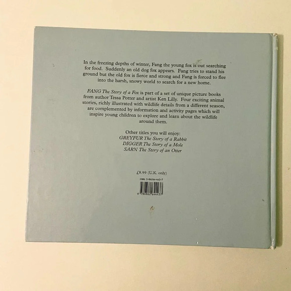 Vintage 1996 Fang The Story  of a Fox Book Tessa Potter and Ken Lilly - Picture 16 of 16
